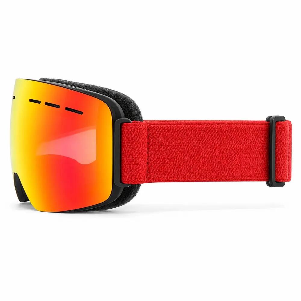 Maschera da Sci e Snowboard Fluor H3051 Lente Rossa Specchiata Unisex 3/3