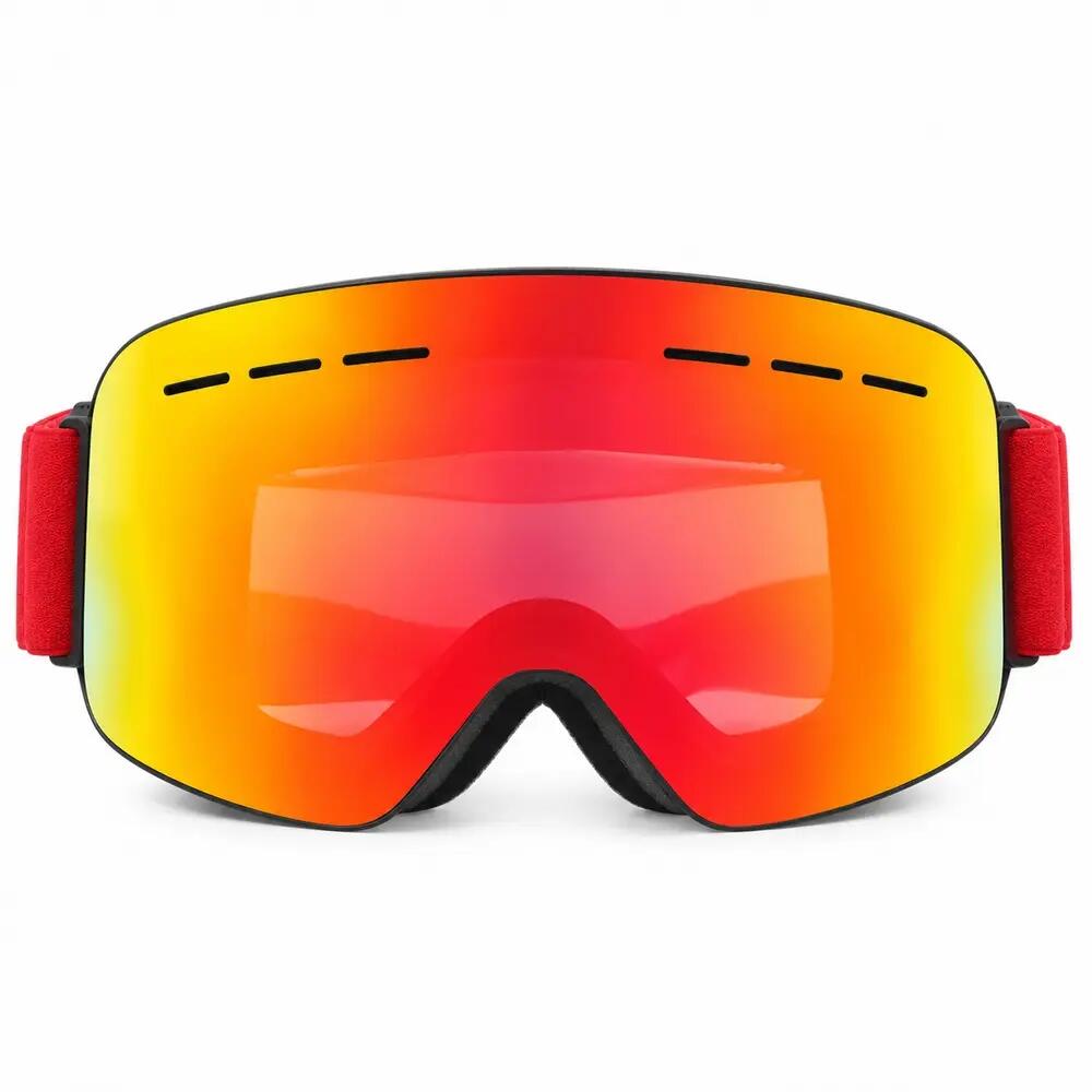Maschera da Sci e Snowboard Fluor H3051 Lente Rossa Specchiata Unisex 2/3
