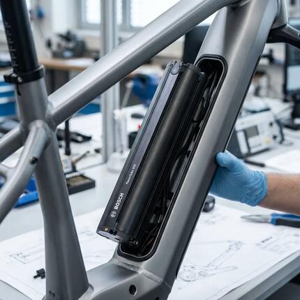 Bosch Dummy PowerTube 500 horizontal - optimale Passform für E-Bike-Rahmen mi...