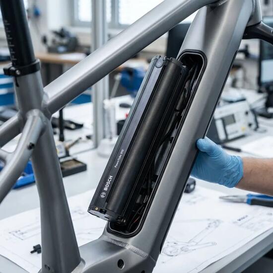 Bosch Dummy PowerTube 500 horizontal - optimale Passform für E-Bike-Rahmen mi...