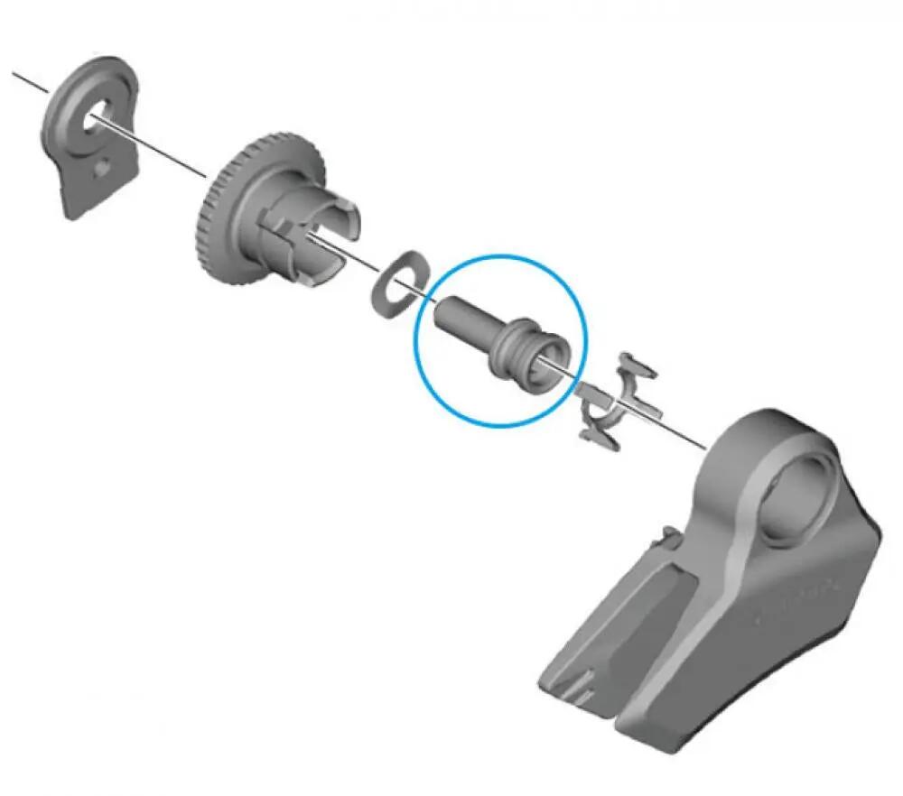 Vis de fixation pour guide SHIMANO E-BIKE SYSTEMS CD-EM800 - 55 mm 2/2