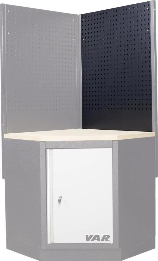 Panneau perforé pour outils VAR MO-52232 pour armoire d'angle 1052, 800 noir - o 2/3