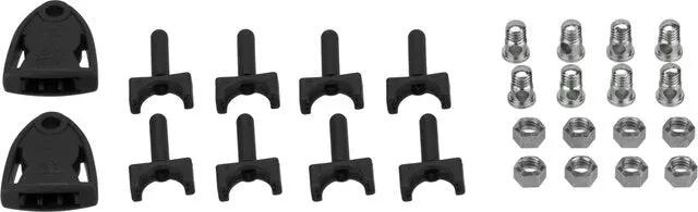 SKS Set tiranti a V 3,0 mm V2A nero verniciato a polvere, lunghezza 355 mm, incl 2/2