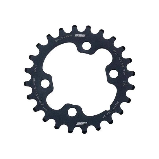 BBB plateau MTBGear shimano XT M8000 24 dents/Ø 64 mm noir