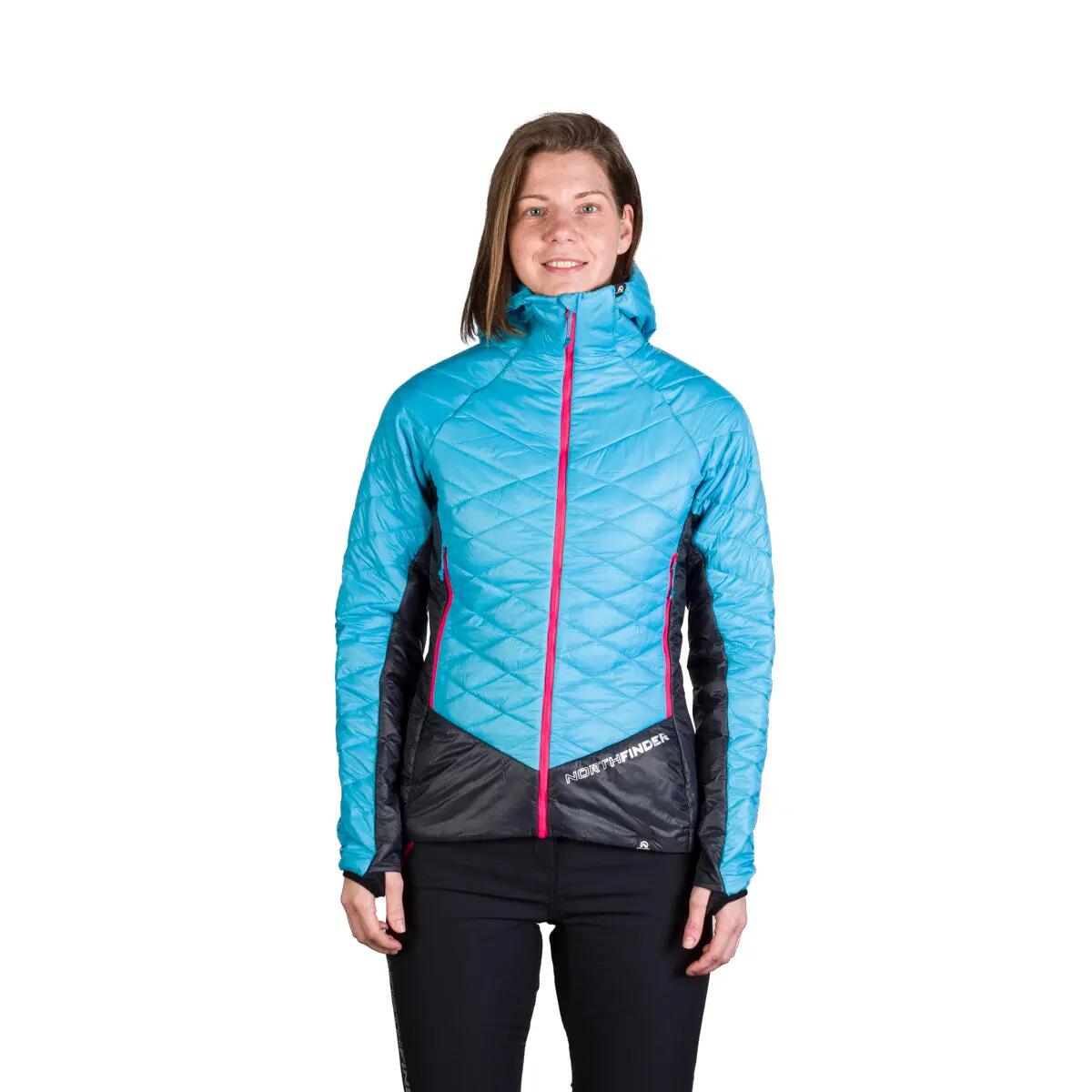 Dámská skialp bunda zateplující lehká Primaloft® OPALENA 1 2/6