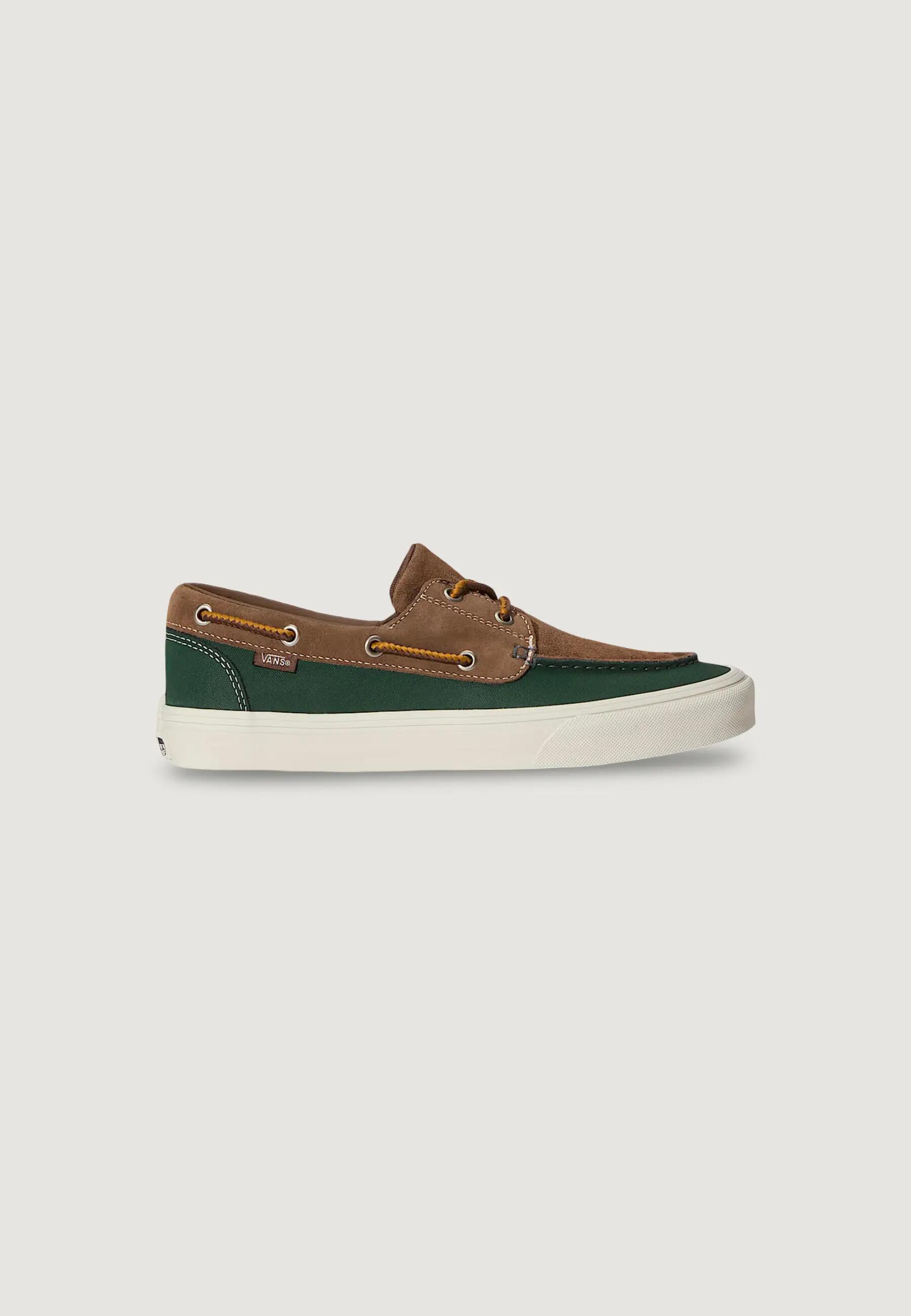 Sneakers 2-Eyelet Boat Shoe HEREN Groen 1/5