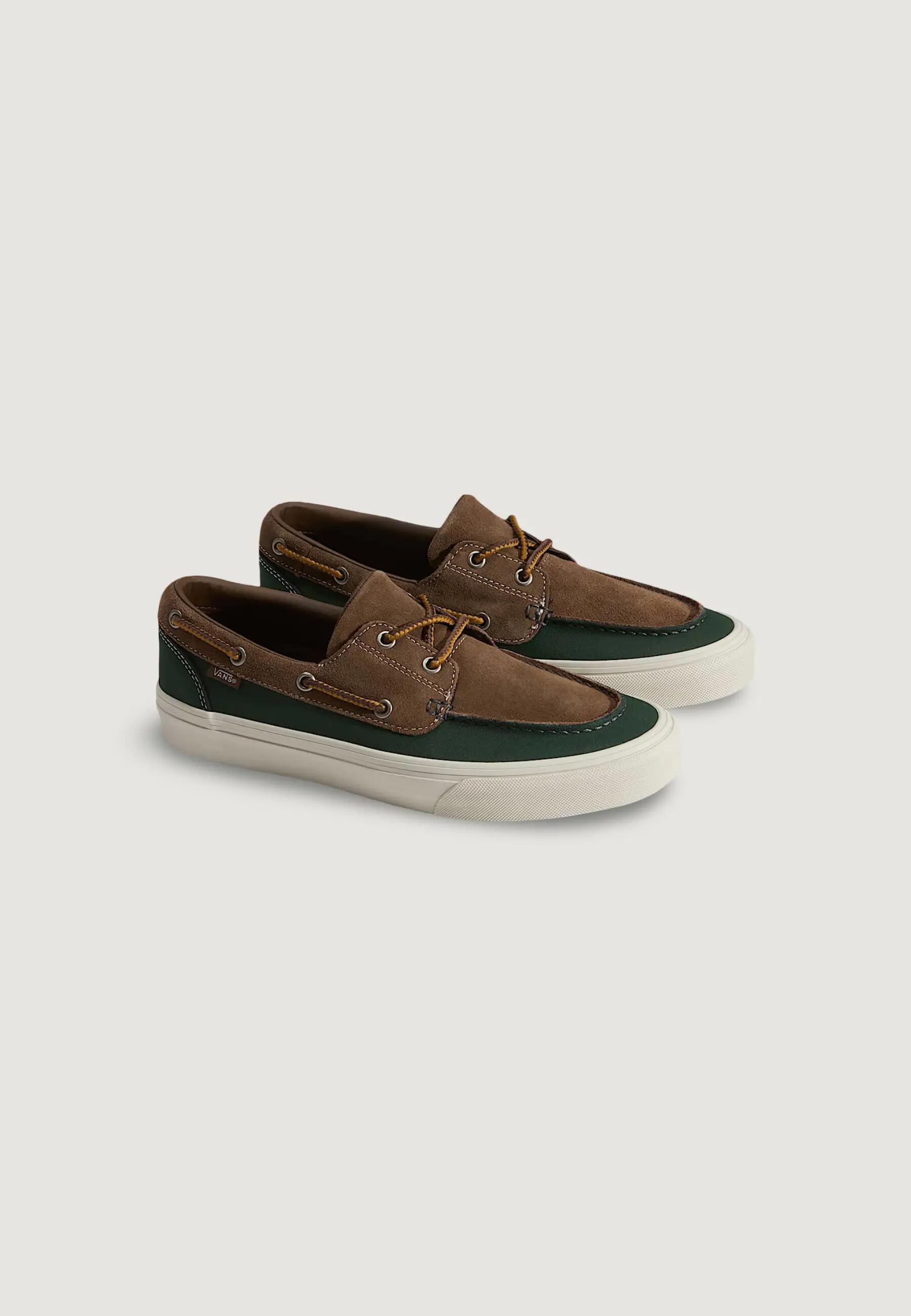 Sneakers 2-Eyelet Boat Shoe HEREN Groen 5/5