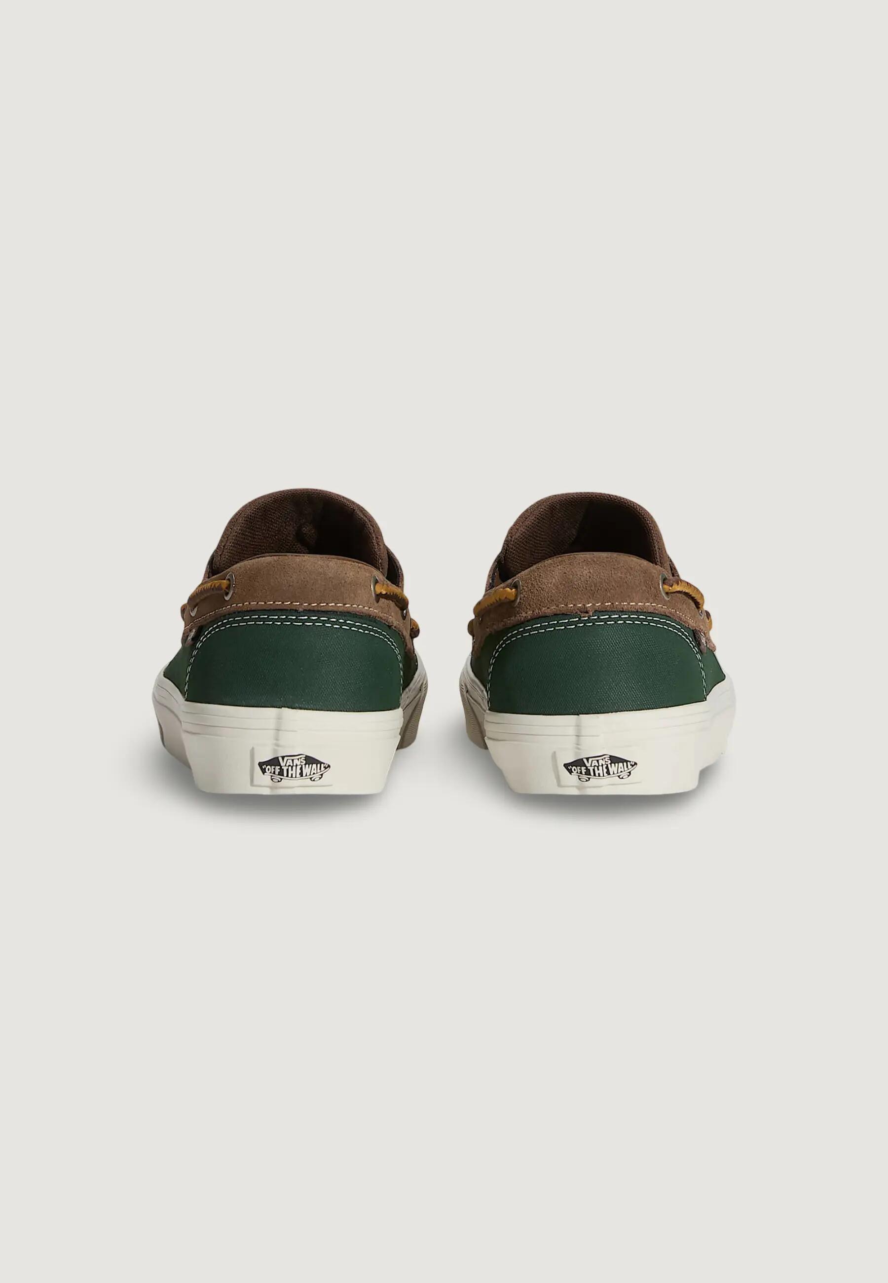 Sneakers 2-Eyelet Boat Shoe HEREN Groen 3/5