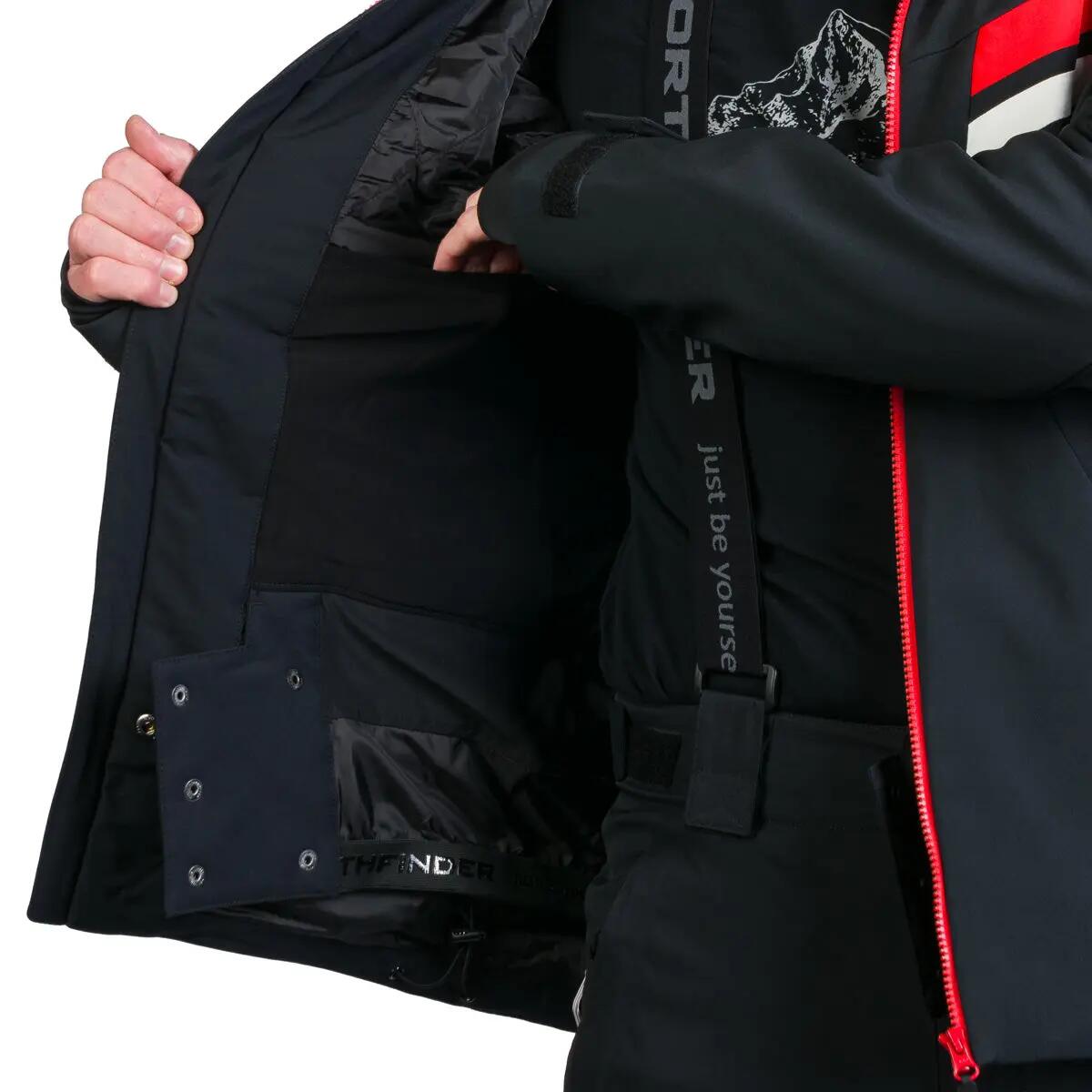 Pánská lyžařská softshellová zateplená bunda UGO 13/15