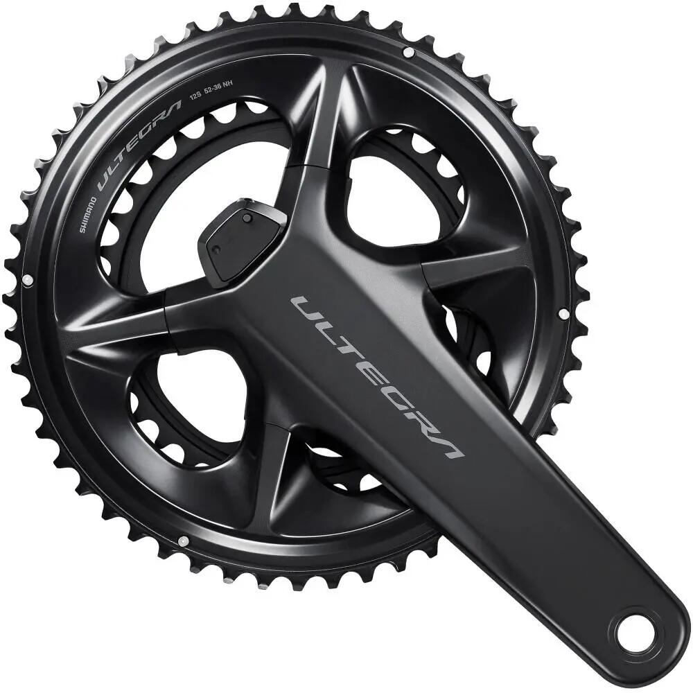 SHIMANO Kurbelgarnitur ULTEGRA FC-R8100-P Powermeter, 170mm, 52/36Z, 12-fach ... 1/2