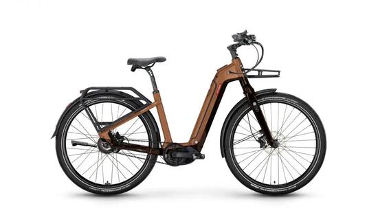 VICTORIA vélo urbain électrique "UTILYON 3" (#1), Wave, 29", brun cappuccino, EN