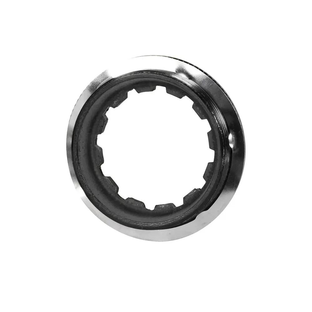 Akcesorium rowerowe Shimano Dura Ace 9000 pierścień blokujący metalowy czarny 2/2