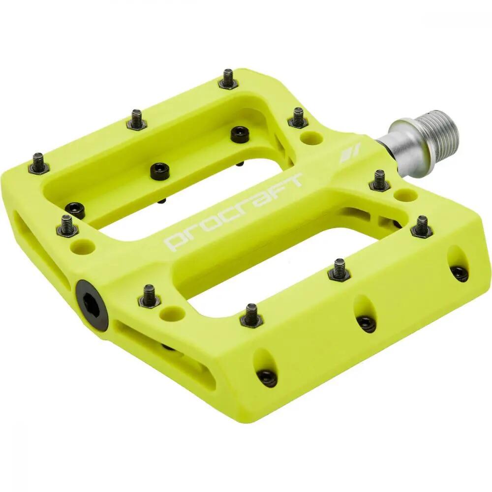 Procraft Flat Grip Essential Pedali Lime – Plastica PA-GF, 113×105 mm, legg... 2/3