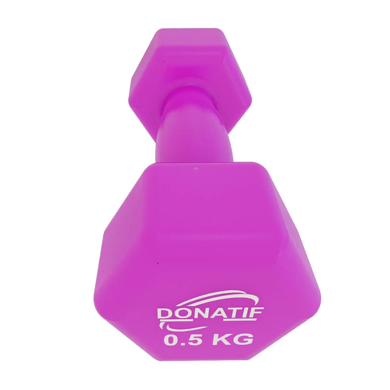 Manubrio in Vinile da 0,5 Kg - Antiscivolo | Fitness 4/6