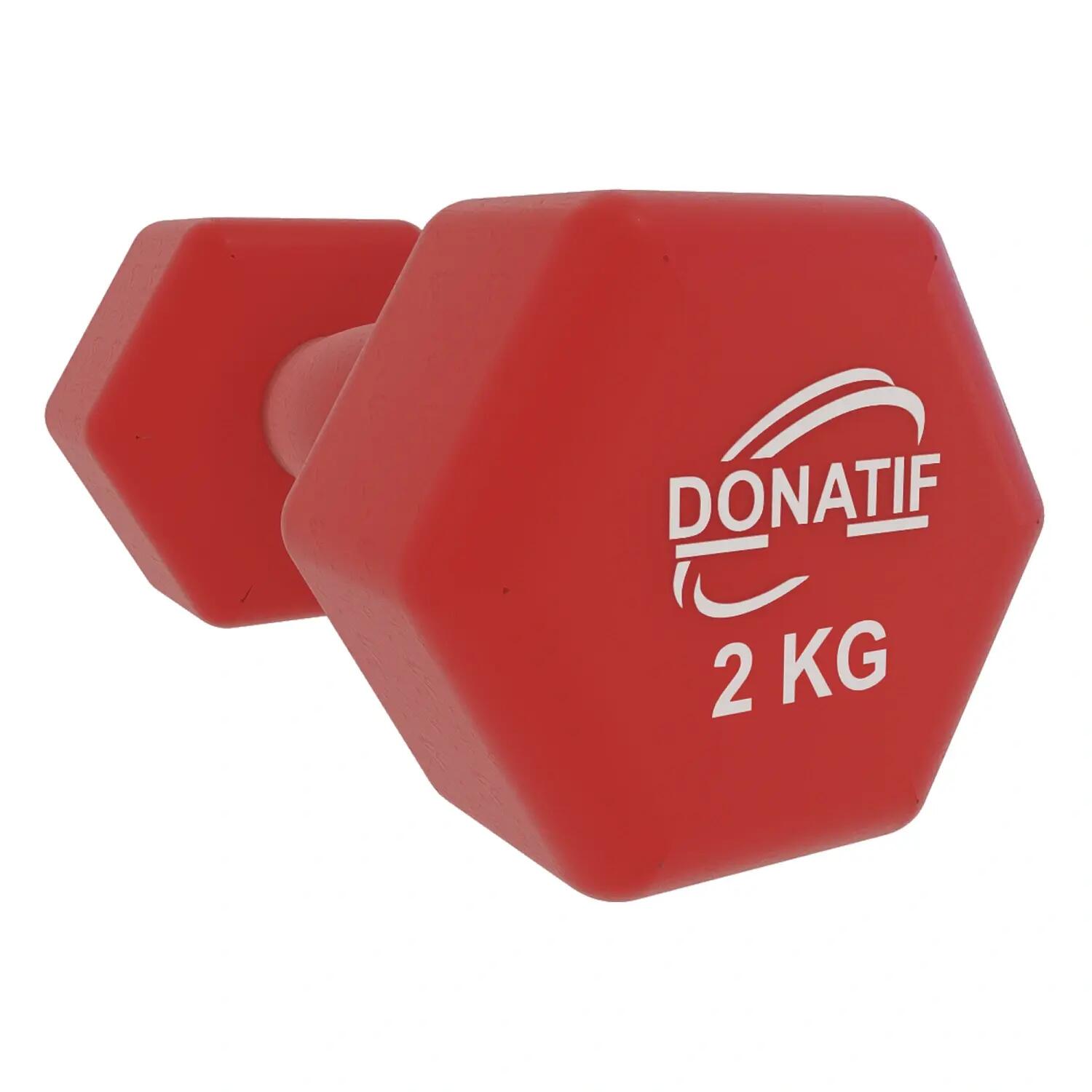 Manubrio in Vinile da 2 Kg - Antiscivolo | Fitness 4/6