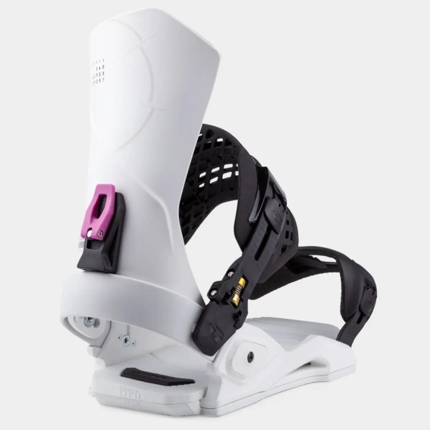 Wiązania snowboardowe damskie Drake SuperSport freeride czarne 3/4