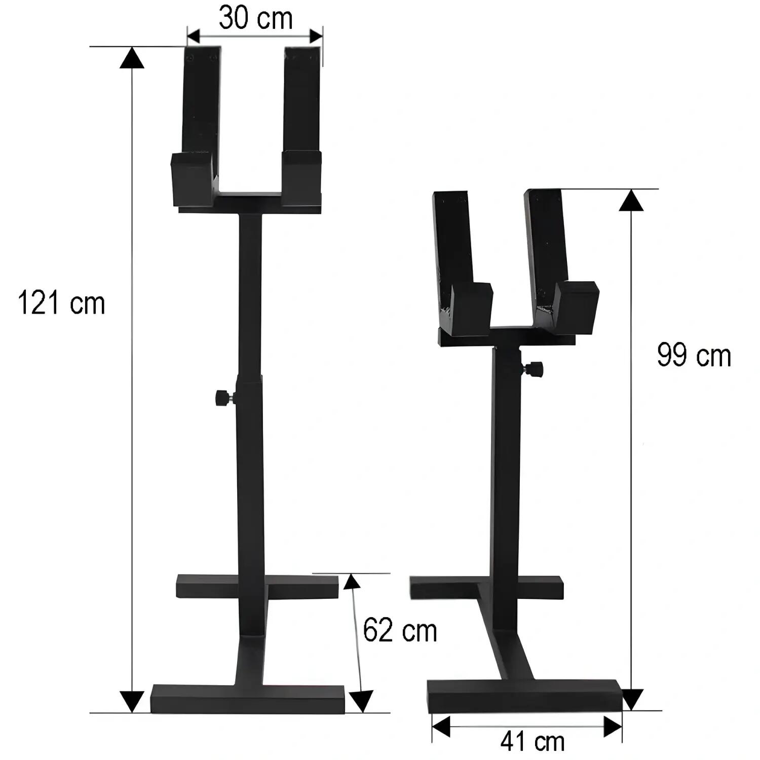 Dumbbell Spotter Stand Regolabile - RS15 | Su Misura 4/6