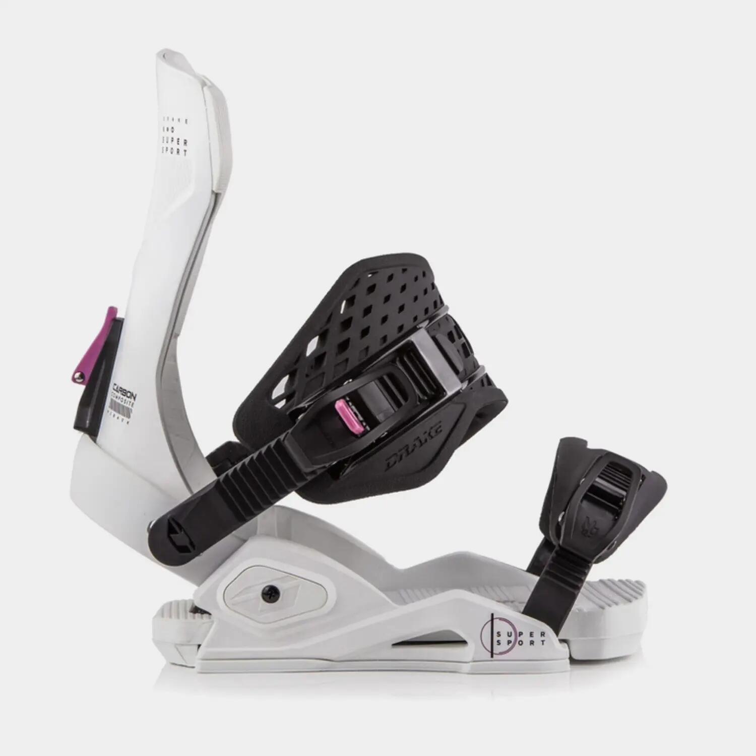 Wiązania snowboardowe damskie Drake SuperSport freeride czarne 2/4