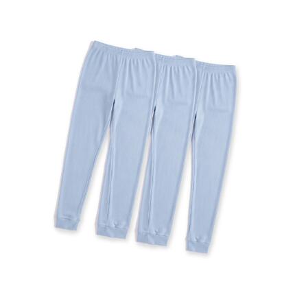 Damen Skiunterhose lange Unterhose mit Innenfleece Baumwolle Polyester 3er Pack