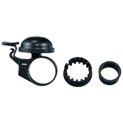 Merida bel basic 22,2-31,8 mm zwart/zilver - betrouwbare fietsbel...