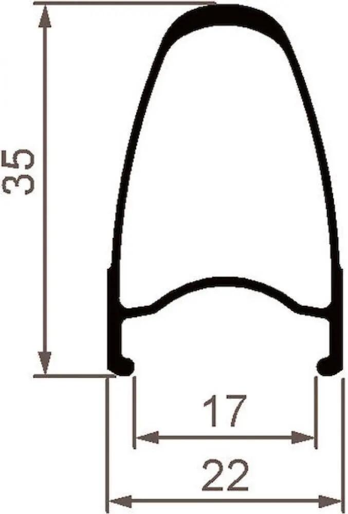Vision set di ruote Trimax 35 KB Clincher 622x19 mm Nero - veloce tuttofa... 2/2