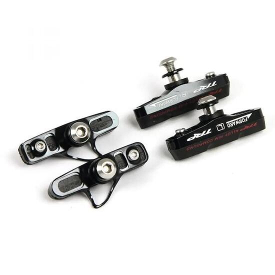 TRP Bremsschuhe Inplace Alu 55 mm Schwarz - präzise, starke Rennrad-Bremsleis...