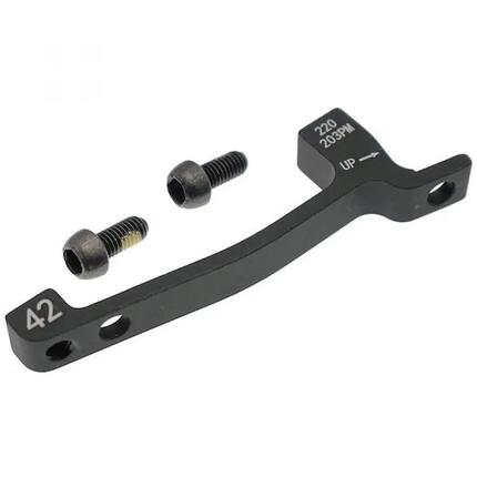 Hayes Adapter Post Mount 203mm Schwarz - sicherer Bremssattel-Adapter für 220...