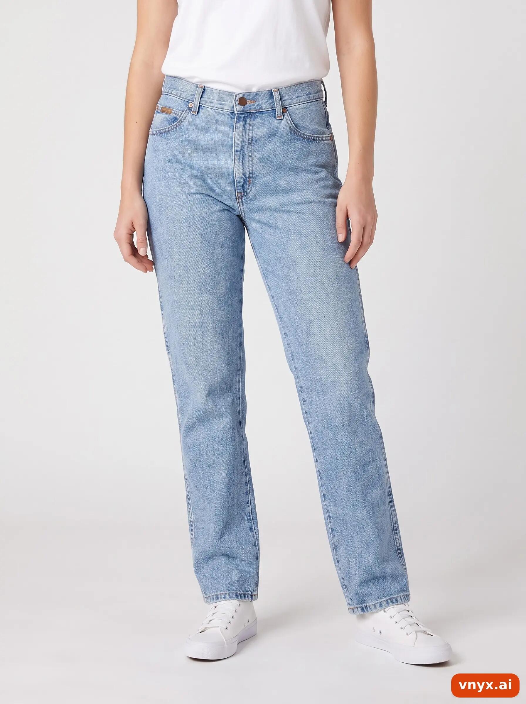 Second Life - Vintage Wrangler Light Blue Jeans Women W35 L31 1/6