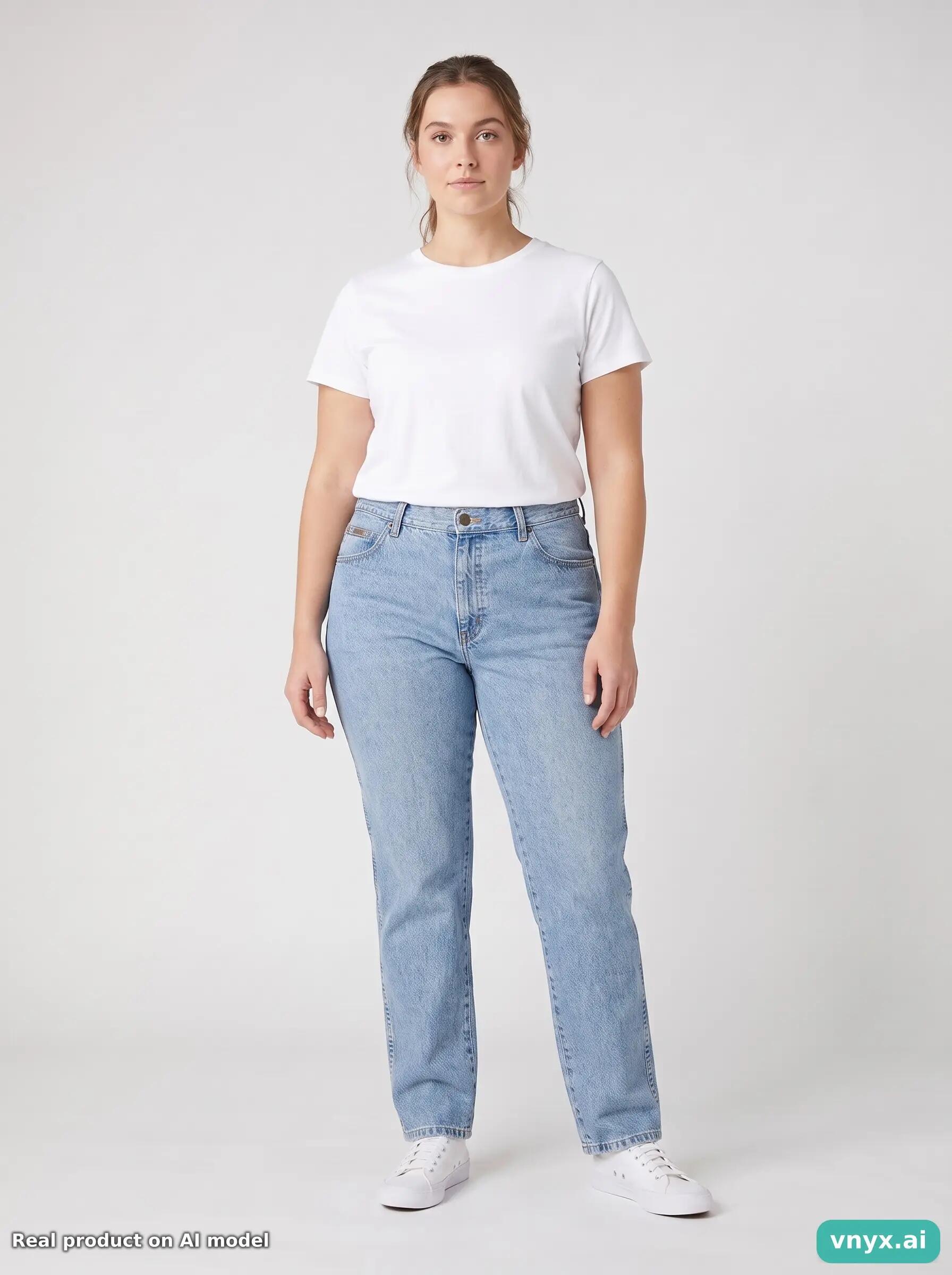 Second Life - Vintage Wrangler Light Blue Jeans Women W35 L31 6/6