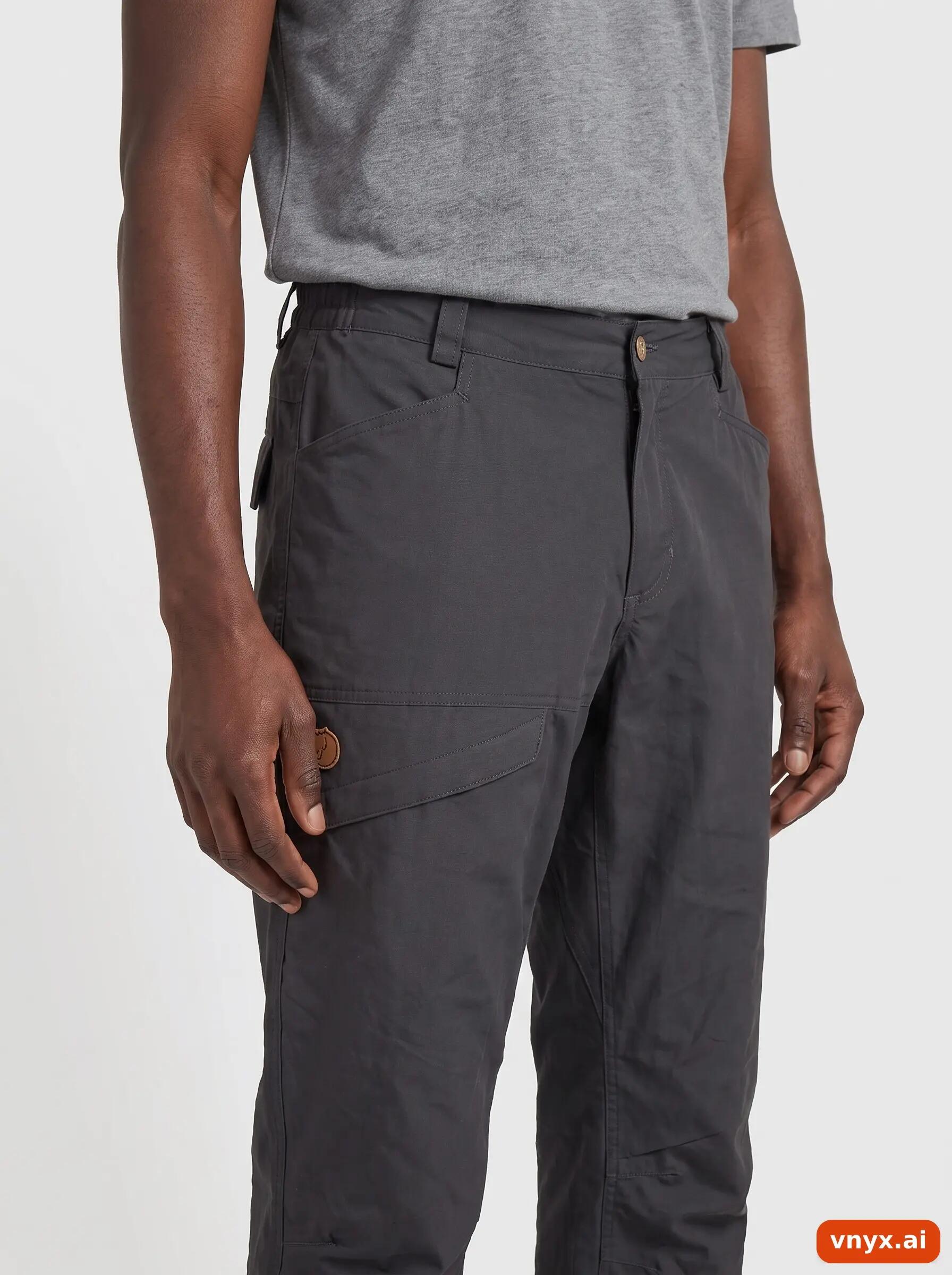 Second Life - Vintage Fjällräven Charcoal Trousers Men W34 5/6