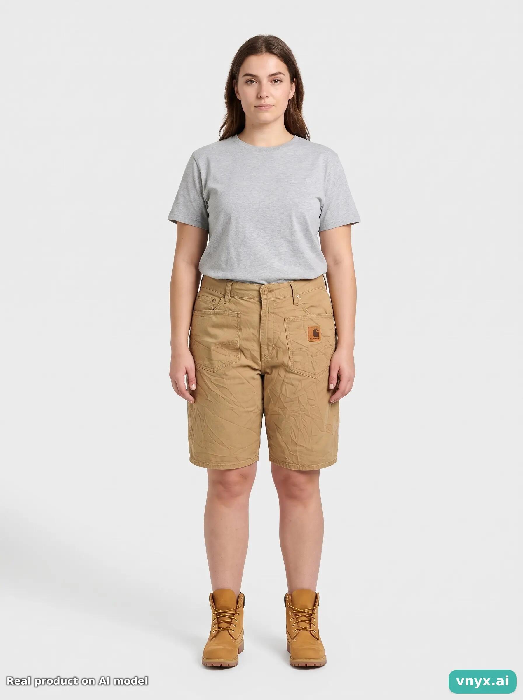 Second Life - Vintage Carhartt Brown Shorts Women W31 Knee Length 5/6