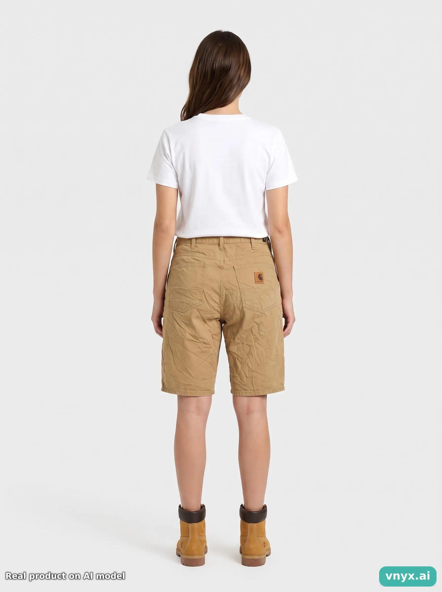 Second Life - Vintage Carhartt Brown Shorts Women W31 Knee Length 4/6