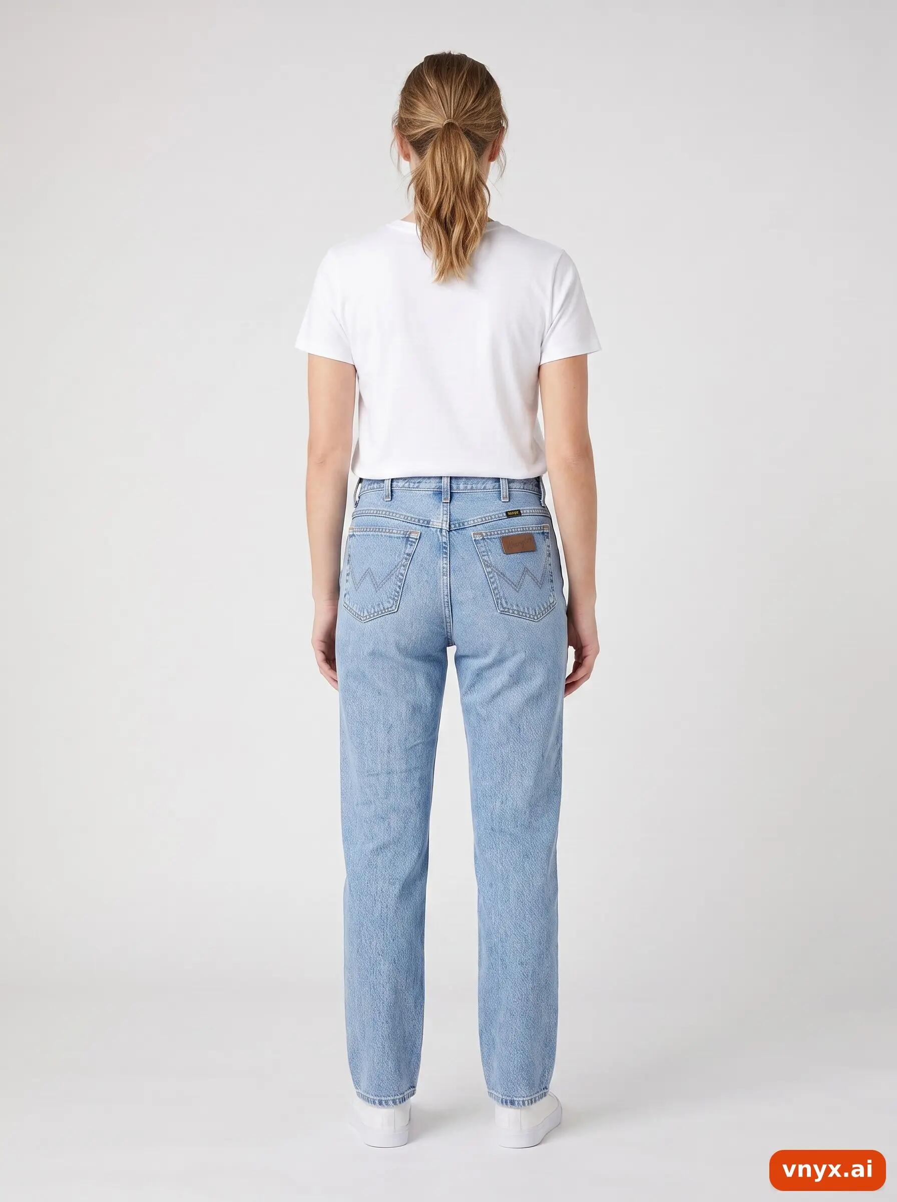 Second Life - Vintage Wrangler Light Blue Jeans Women W35 L31 4/6
