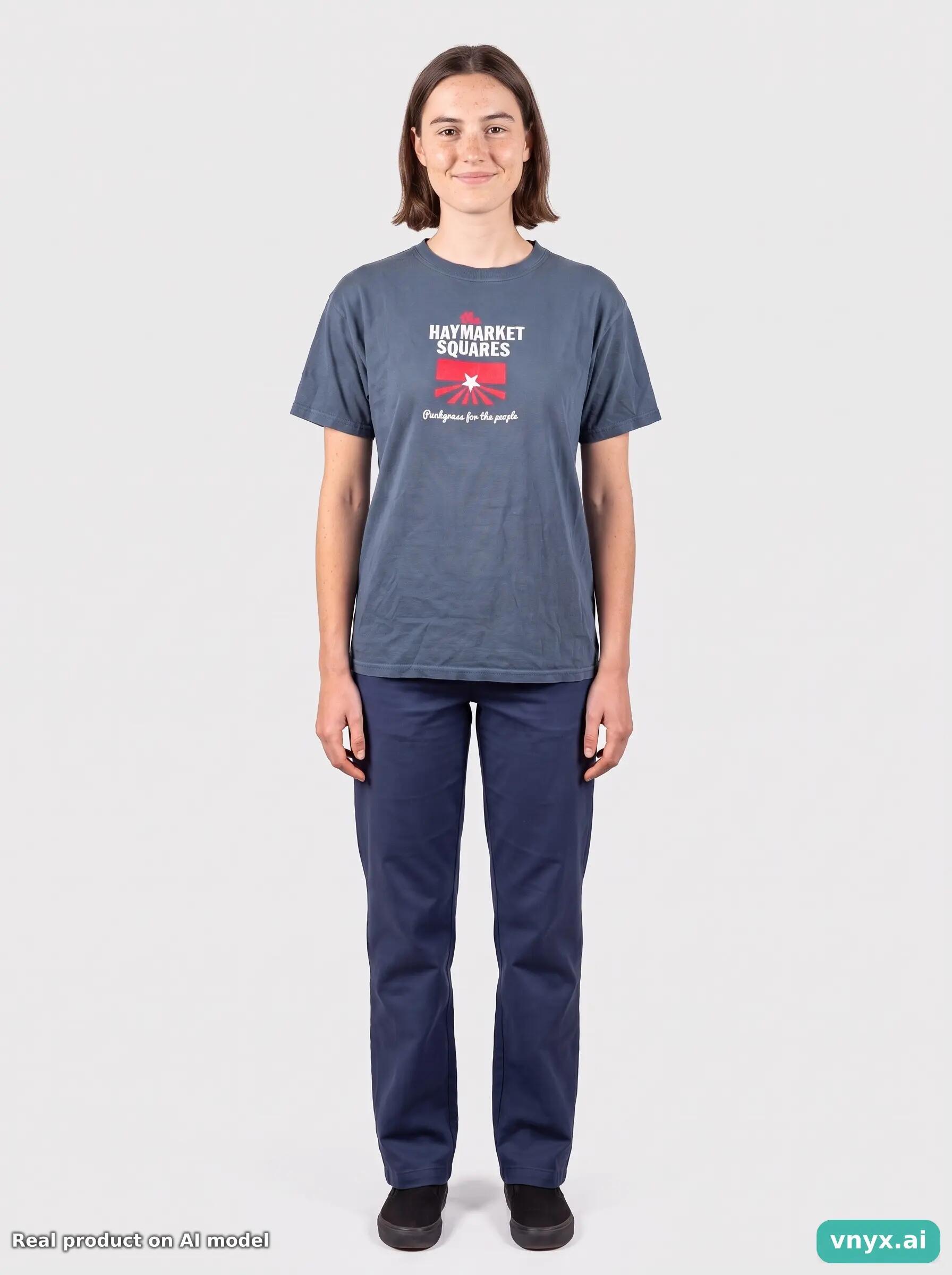 Second Life - Vintage Gildan Navy T-Shirt Women M 6/6