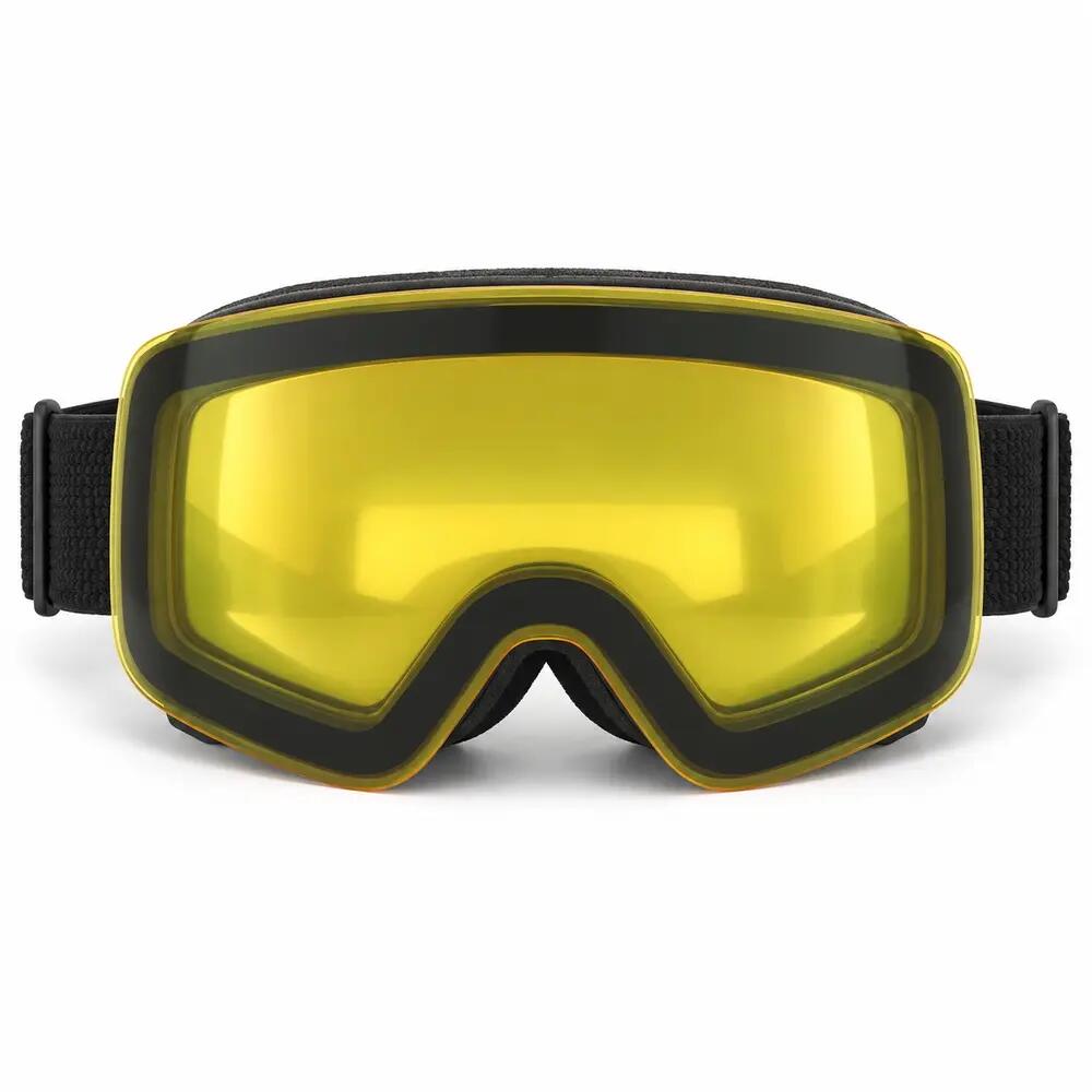 Maschera da Sci e Snowboard Fluor HX22 Lente Magnetica Gialla Unisex 4/5