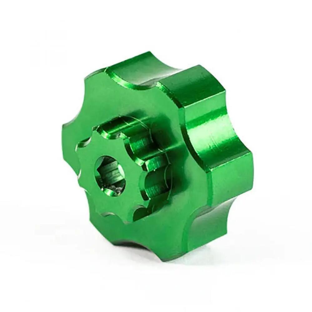 Abbey Tools Werkzeug für Shimano Kurbel-Vorspannkappe Standard Grün - präzise... 2/3