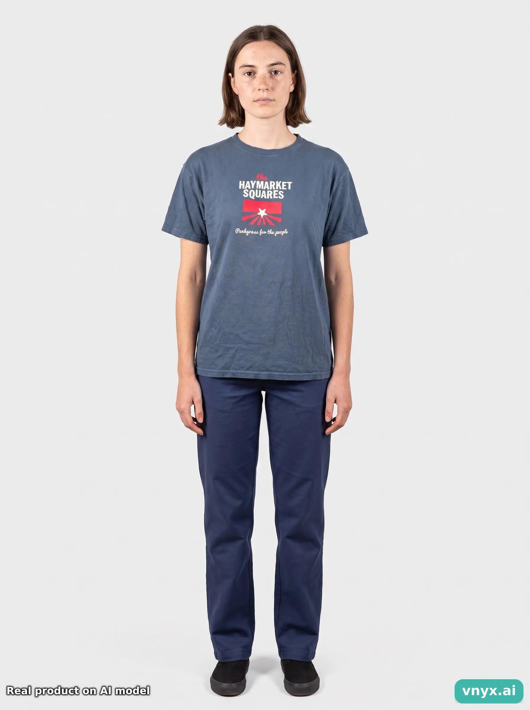 Second Life - Vintage Gildan Navy T-Shirt Women M 3/6