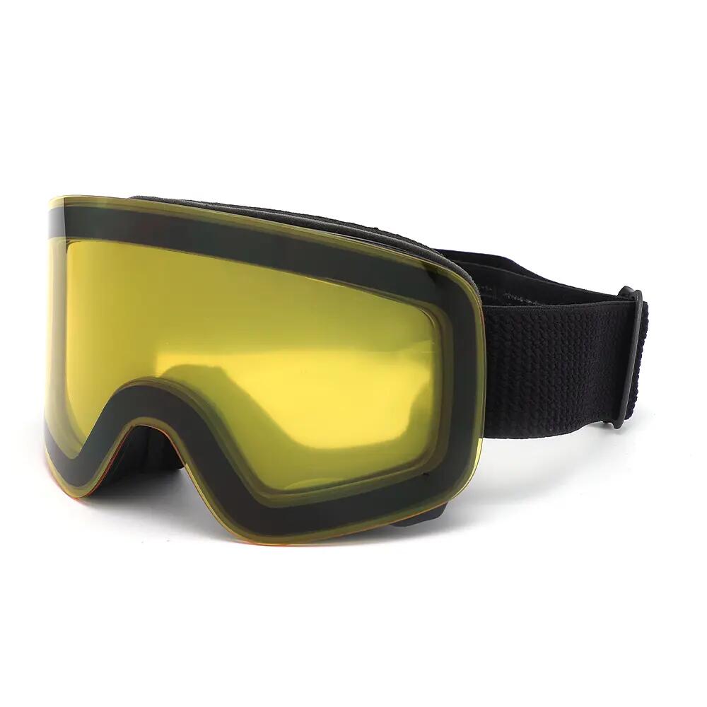 Maschera da Sci e Snowboard Fluor HX22 Lente Magnetica Gialla Unisex 2/5