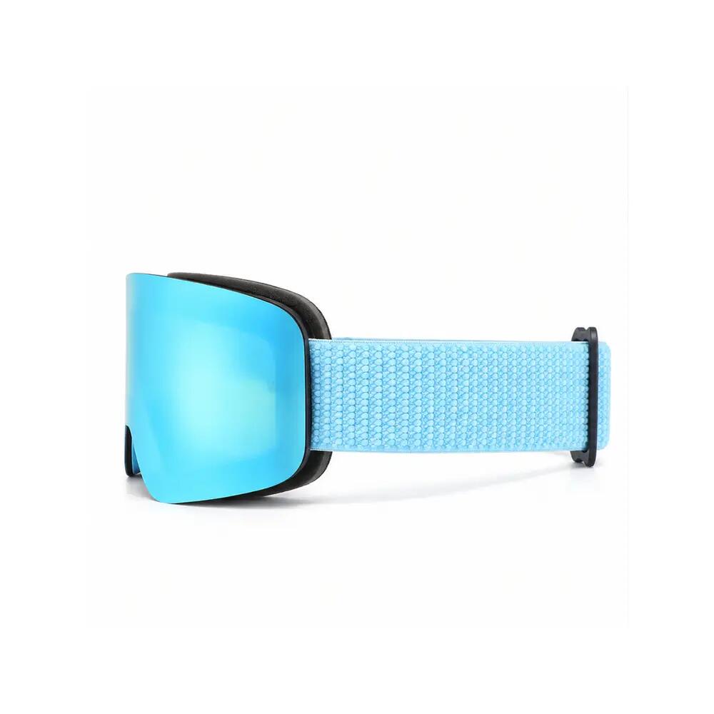 Masque de Ski et Snowboard Fluor HX22 Écran Magnétique Bleu Miroir Unisexe 5/5