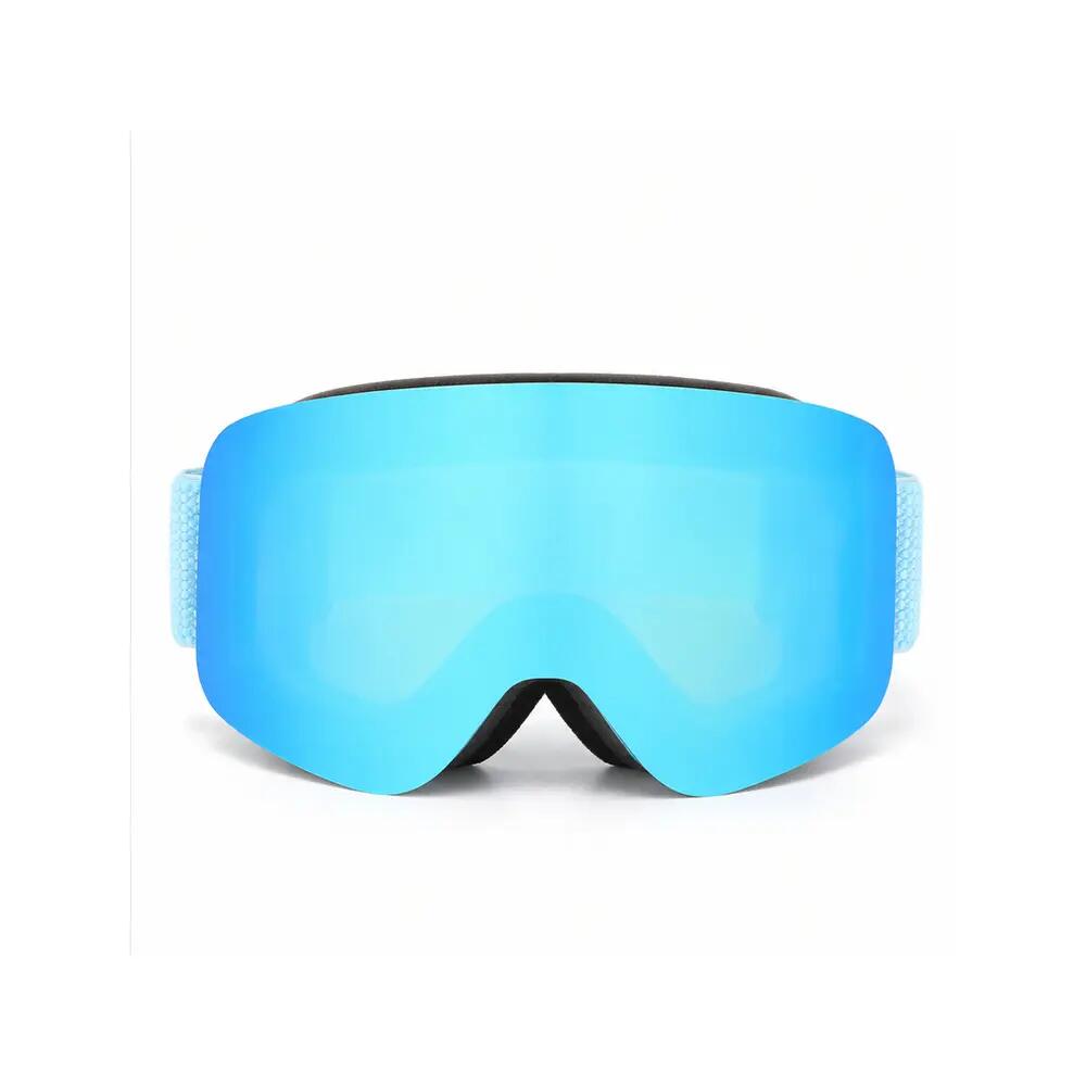 Masque de Ski et Snowboard Fluor HX22 Écran Magnétique Bleu Miroir Unisexe 4/5