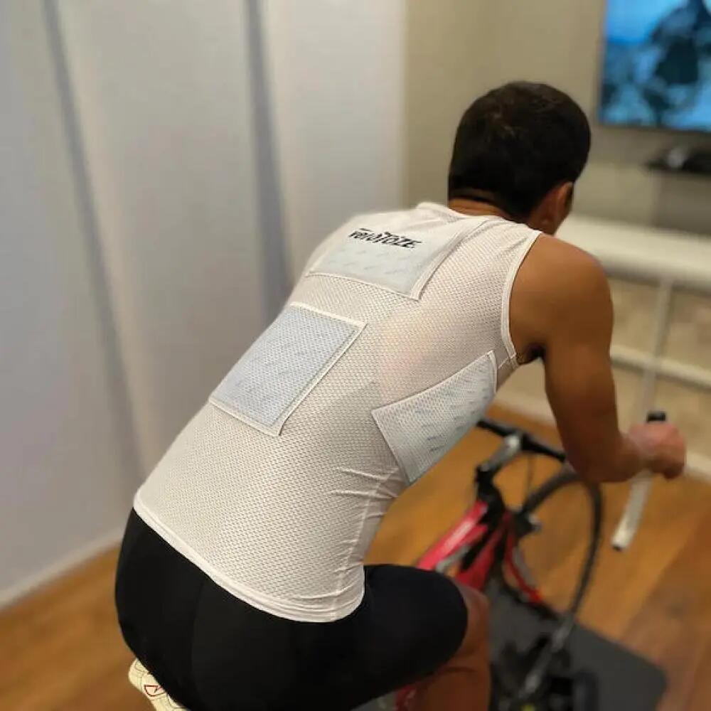 VeloToze gilet de refroidissement XS blanc - refroidissement maximal pour entraî 3/3