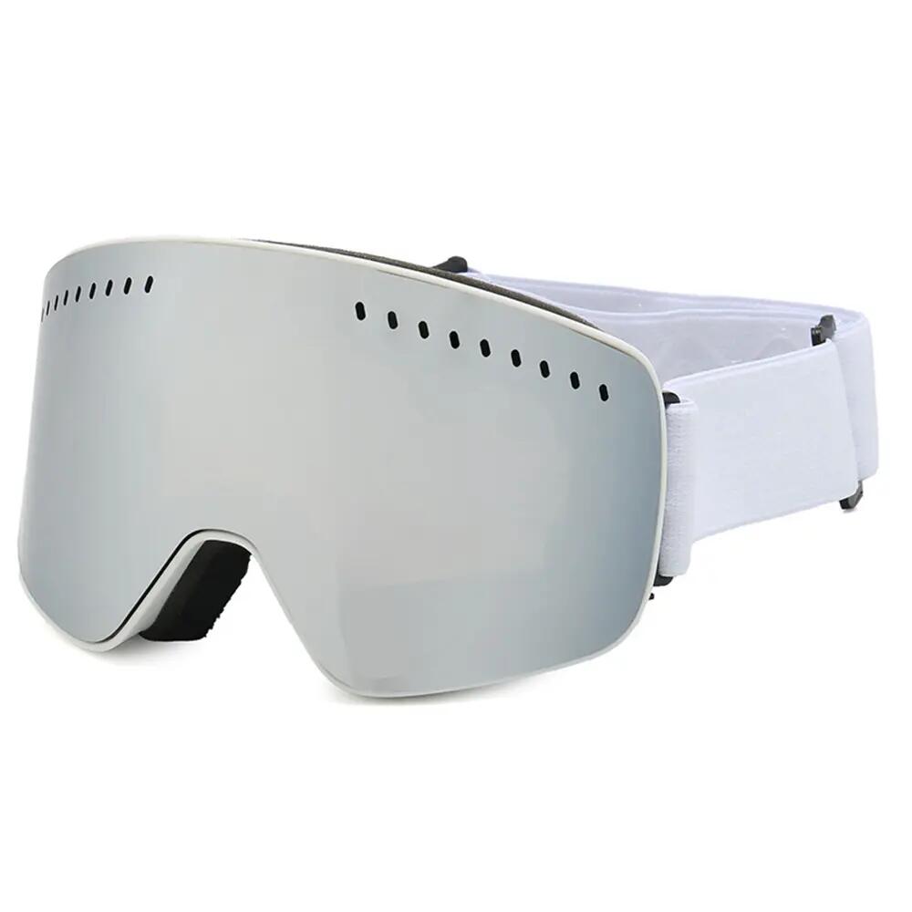 Lyžiarske a Snowboardové Okuliare Fluor 3062 Strieborný Zrkadlový Zorník Unisex