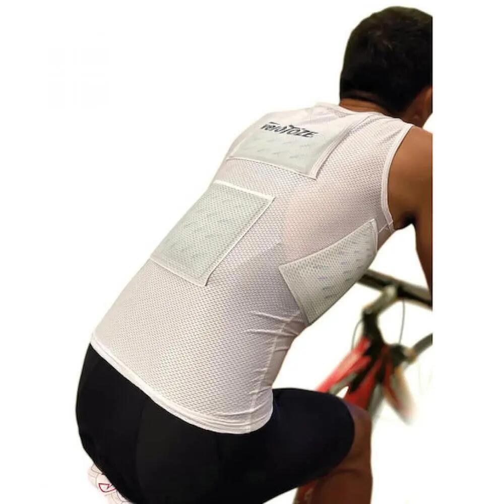 VeloToze gilet de refroidissement XS blanc - refroidissement maximal pour entraî 2/3