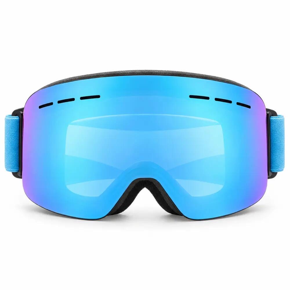 Maschera da Sci e Snowboard Fluor H3051 Lente Blu Specchiata Unisex 2/3