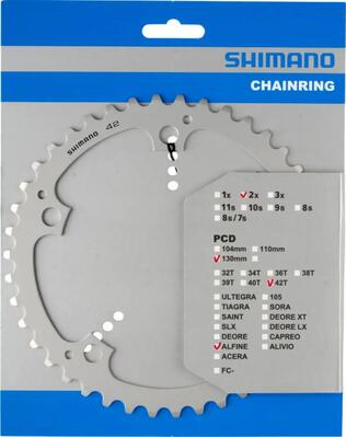 Shimano kettingbladen alfine fc-s501 42 tanden