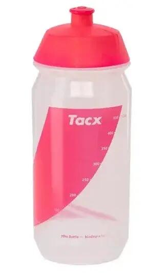 Bidon sportowy Tacx Shiva Bio 500ml transparent różowy 1/1