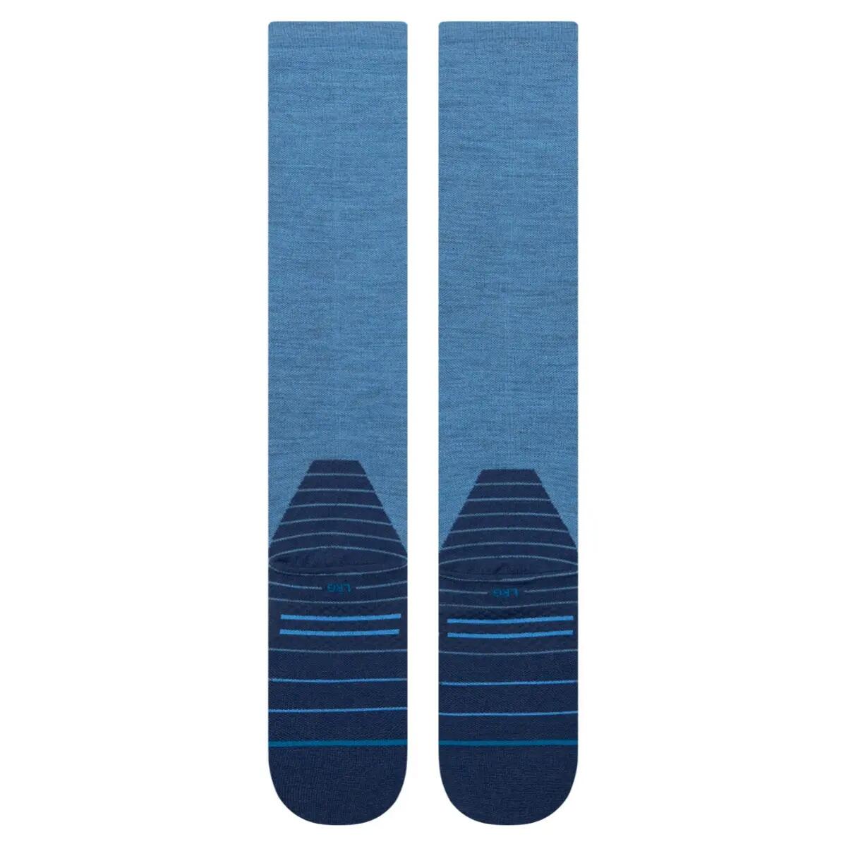 Wintersport Unisex Freshtek Infiknit Snow Kniekousen Twist Wool Blauw 3/3