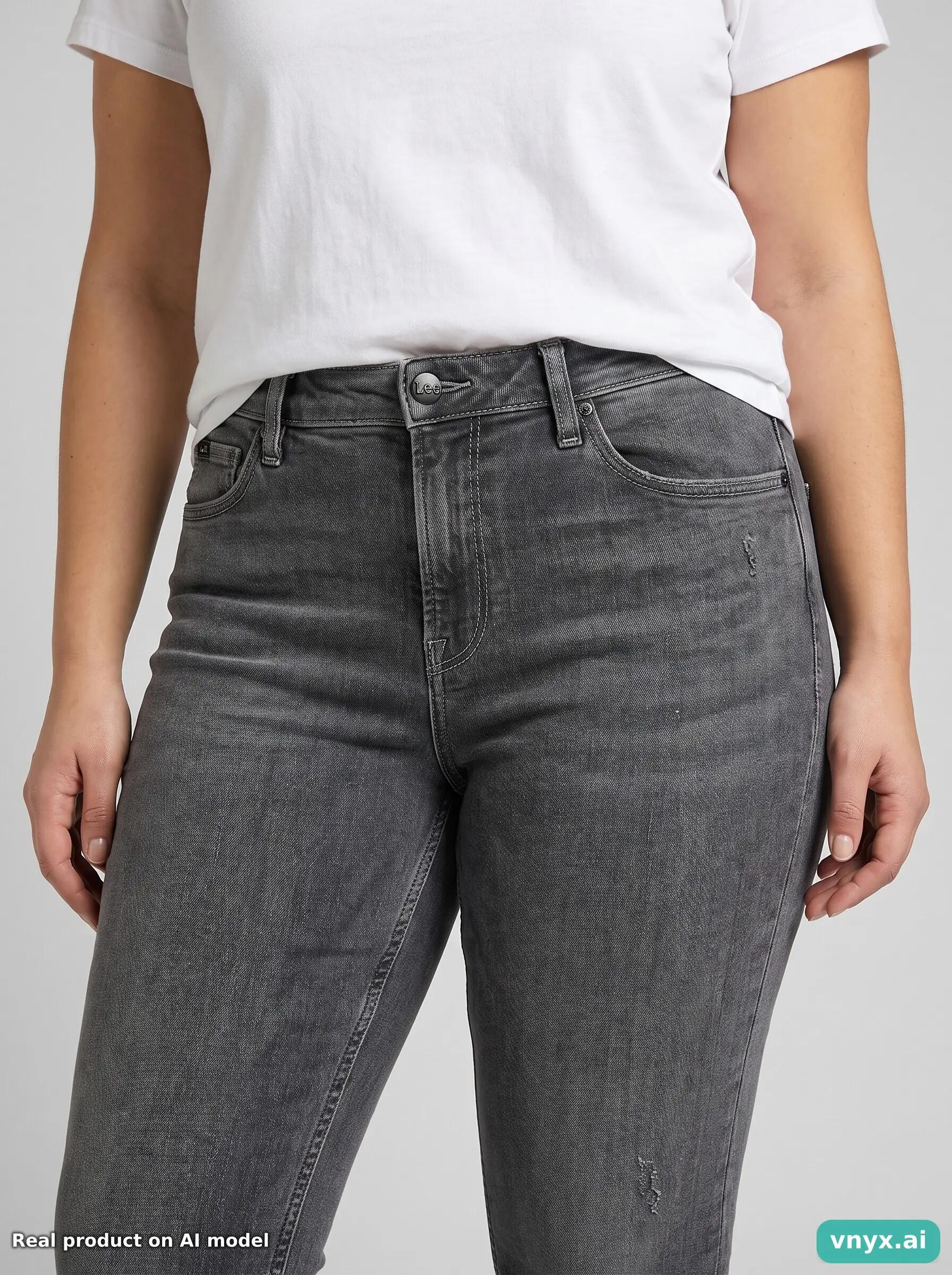 Second Life - Vintage Lee Grey Jeans Women W30 L24 6/6
