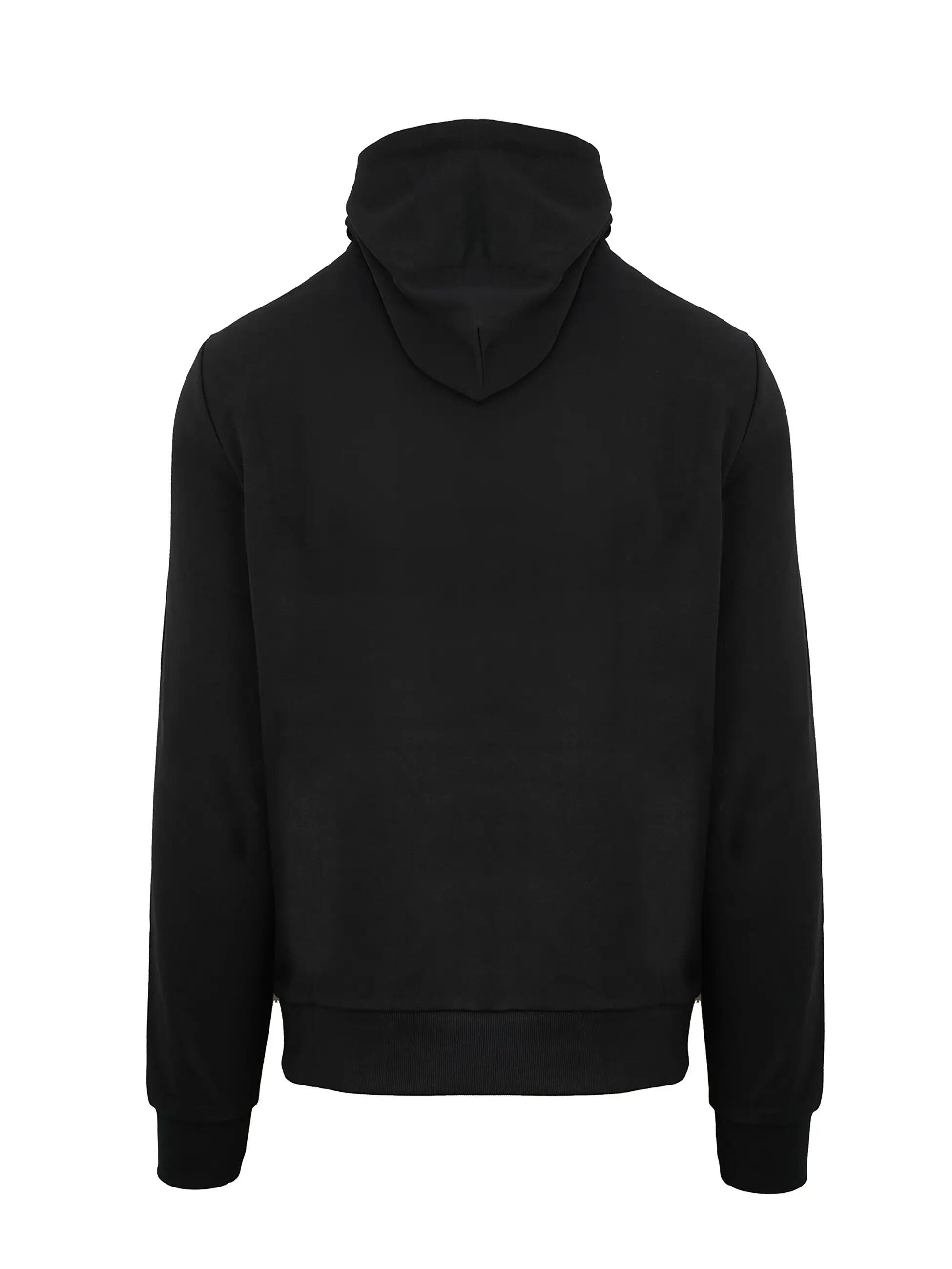 Herren Hoodie Diesel Schwarz mit Kapuze und farbigem Logo 6/7