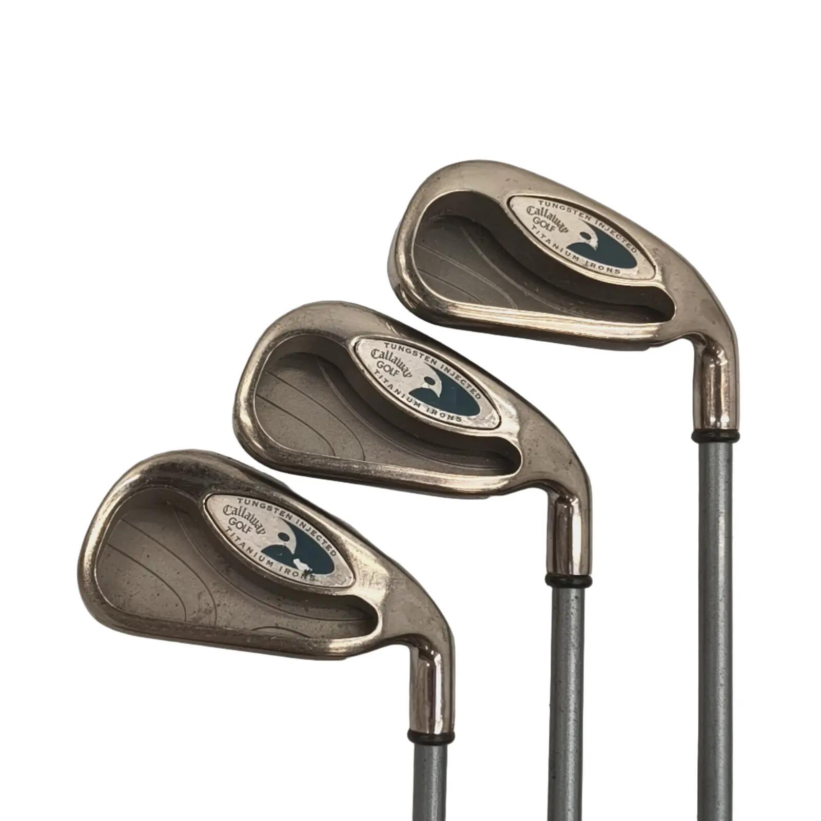 Callaway Hawk Eye Titanium Iron Set / 4-9i+SW / Flex Ladies / Graphite 1/7